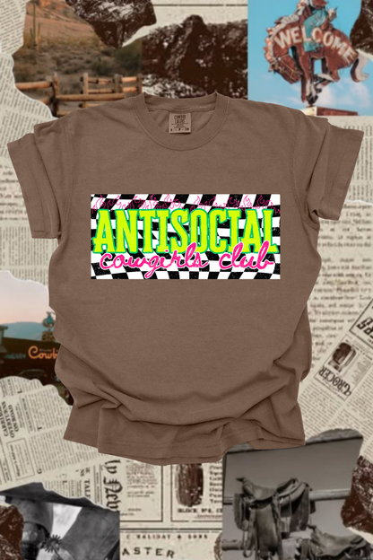 Antisocial Cowgirls Club Graphic Tee