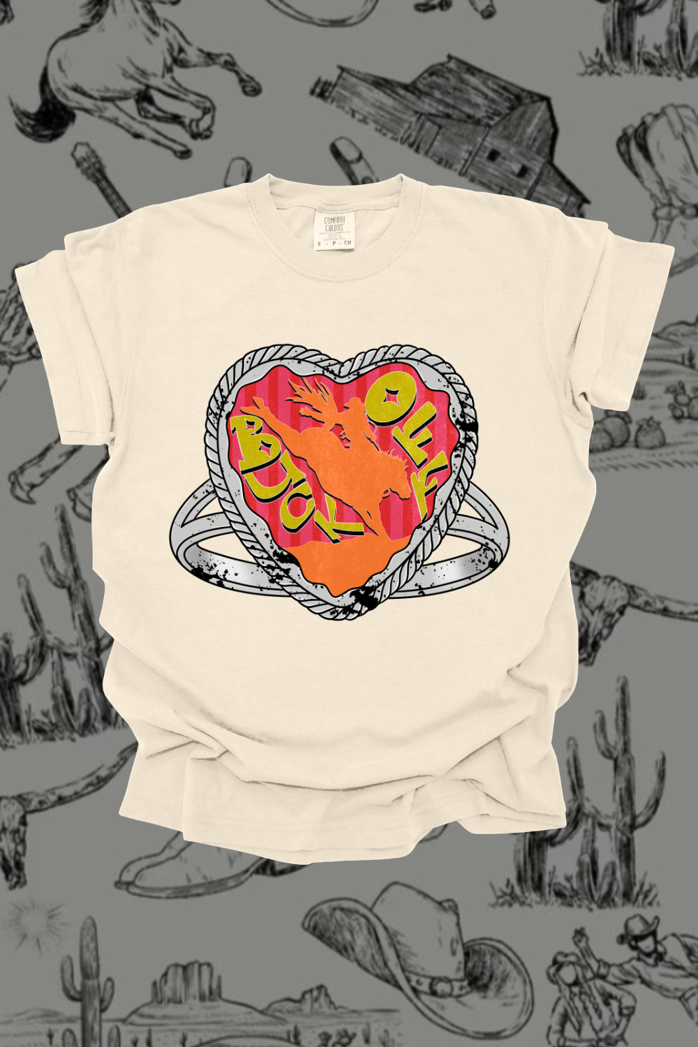 Buck Off Ring Graphic Tee