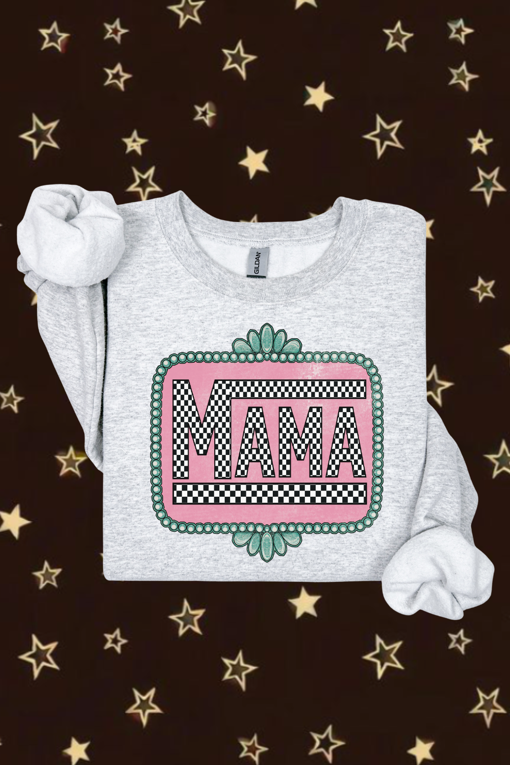 Checkered Mama Sweatshirt