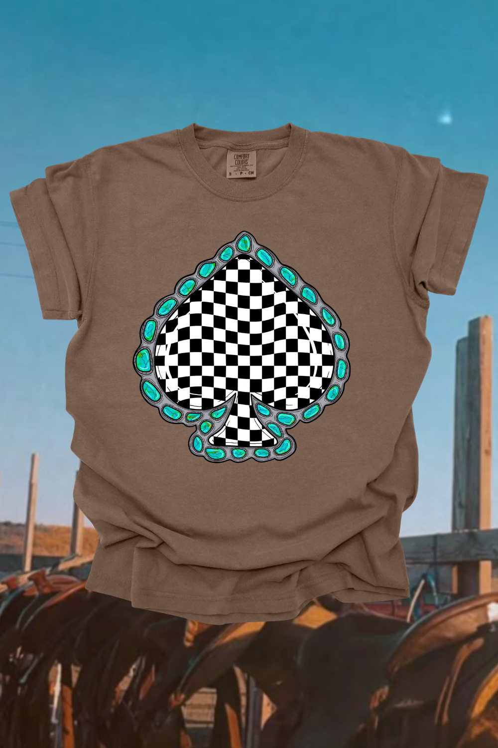 B&W Spade Graphic Tee