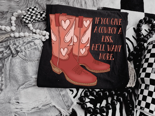 Cowboy Kiss Graphic Tee