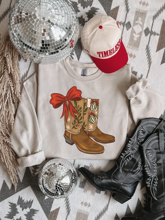 Cowboy Boots Crewneck