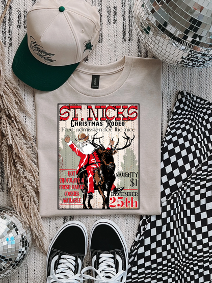 Christmas Rodeo Graphic Tee