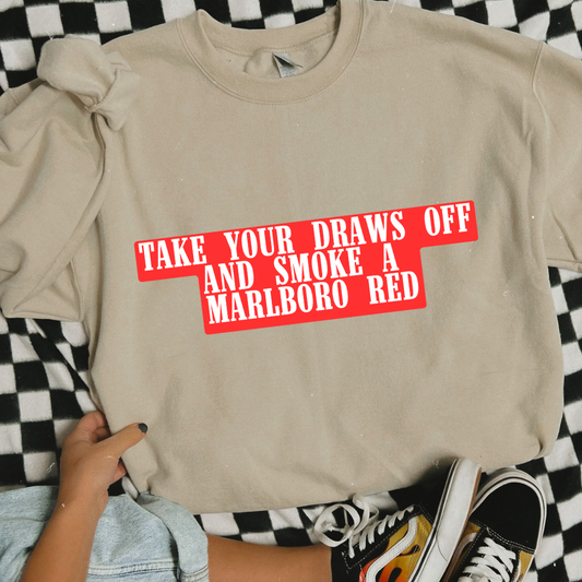 Marlboro Reds x Draws Crewneck