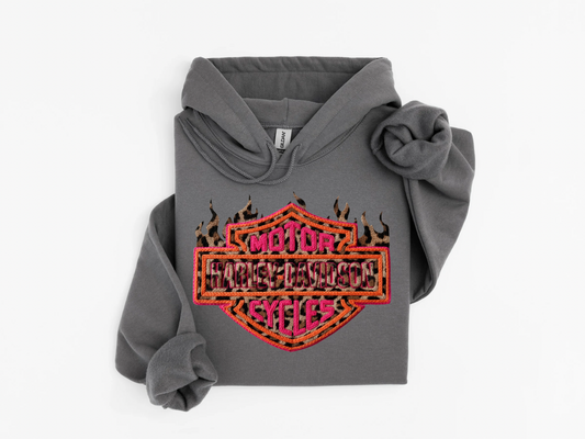 Faux Crochet Davidson Hoodie