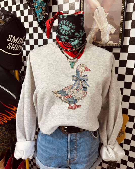 Duck Patchwork Crewneck