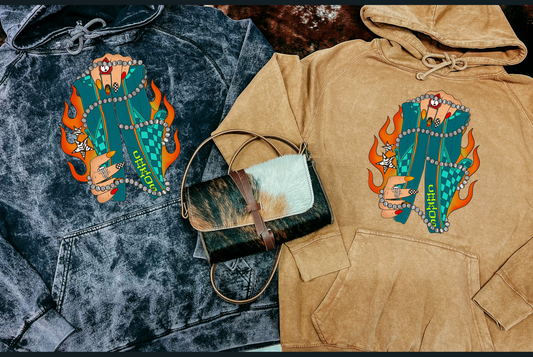 Chaos Mineral Wash Hoodie