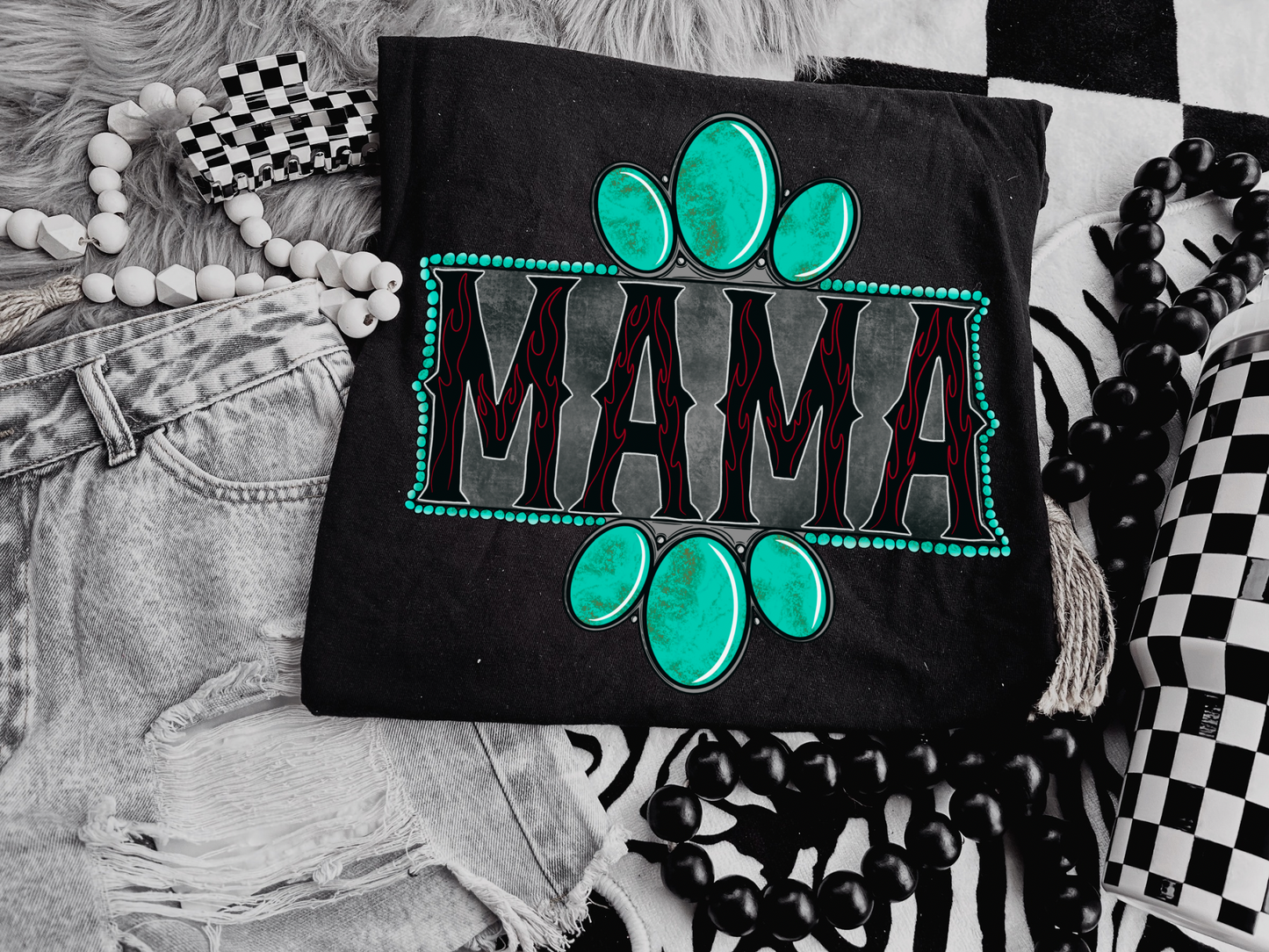 Turquoise Mama Graphic Tee