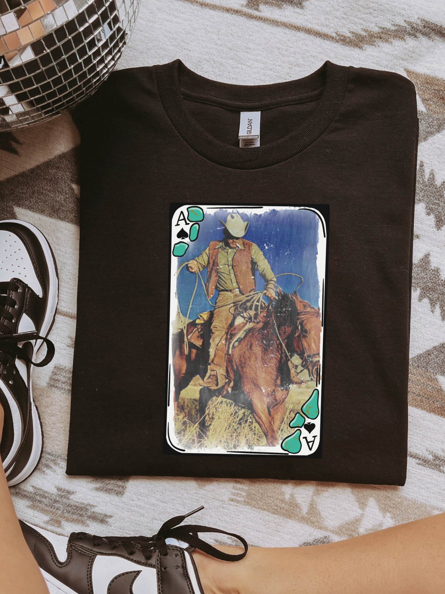 Cowboy Card Graphic Tee