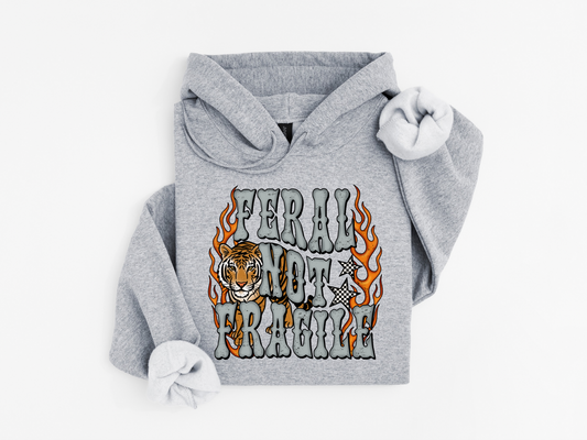 Feral Not Fragile Hoodie