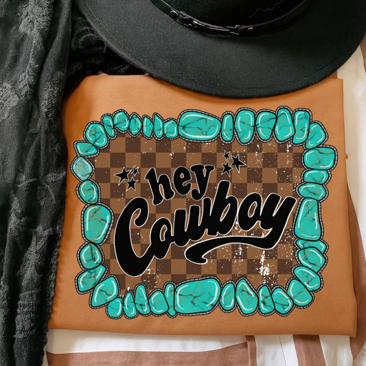 Hey Cowboy CC Graphic Tee