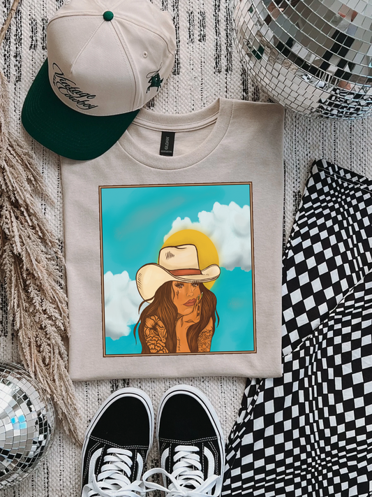 Waiting On A Cowboy Graphic Tee