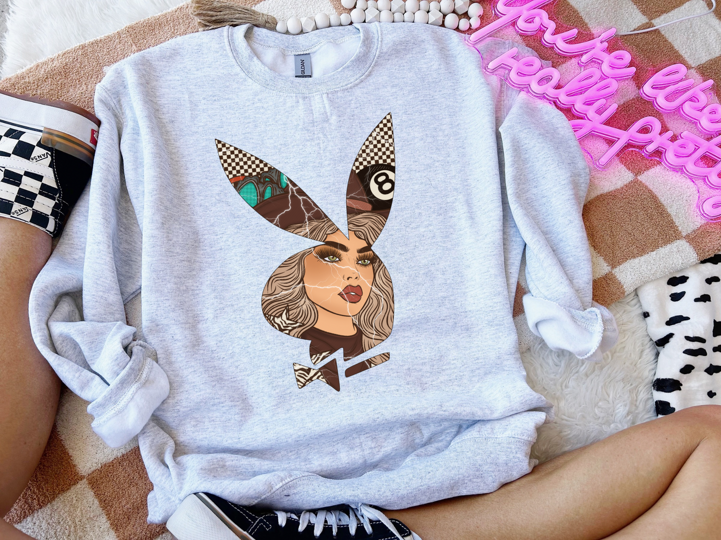 PB Cowgirl Crewneck