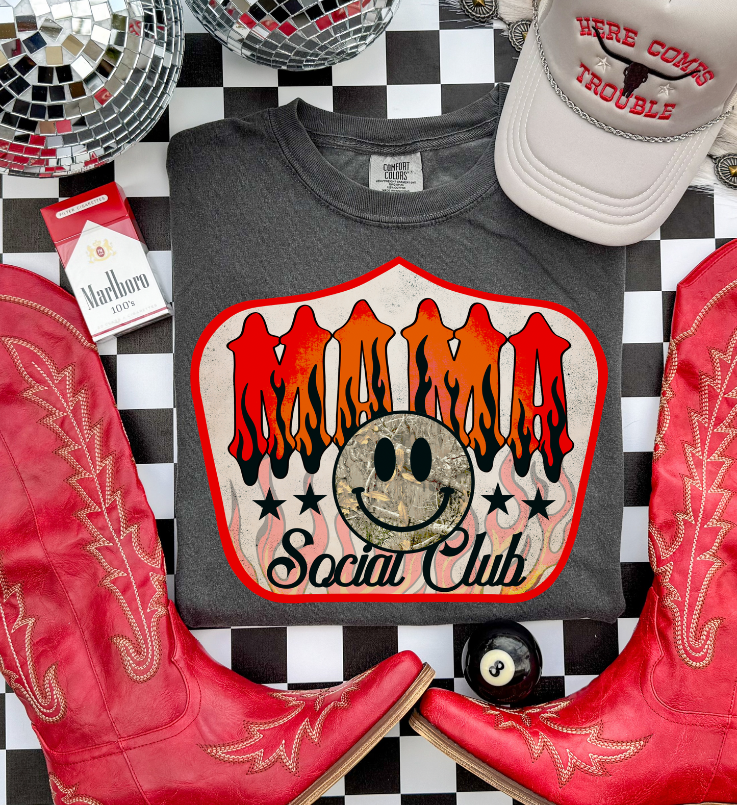 Mama Social Club CC Graphic Tee