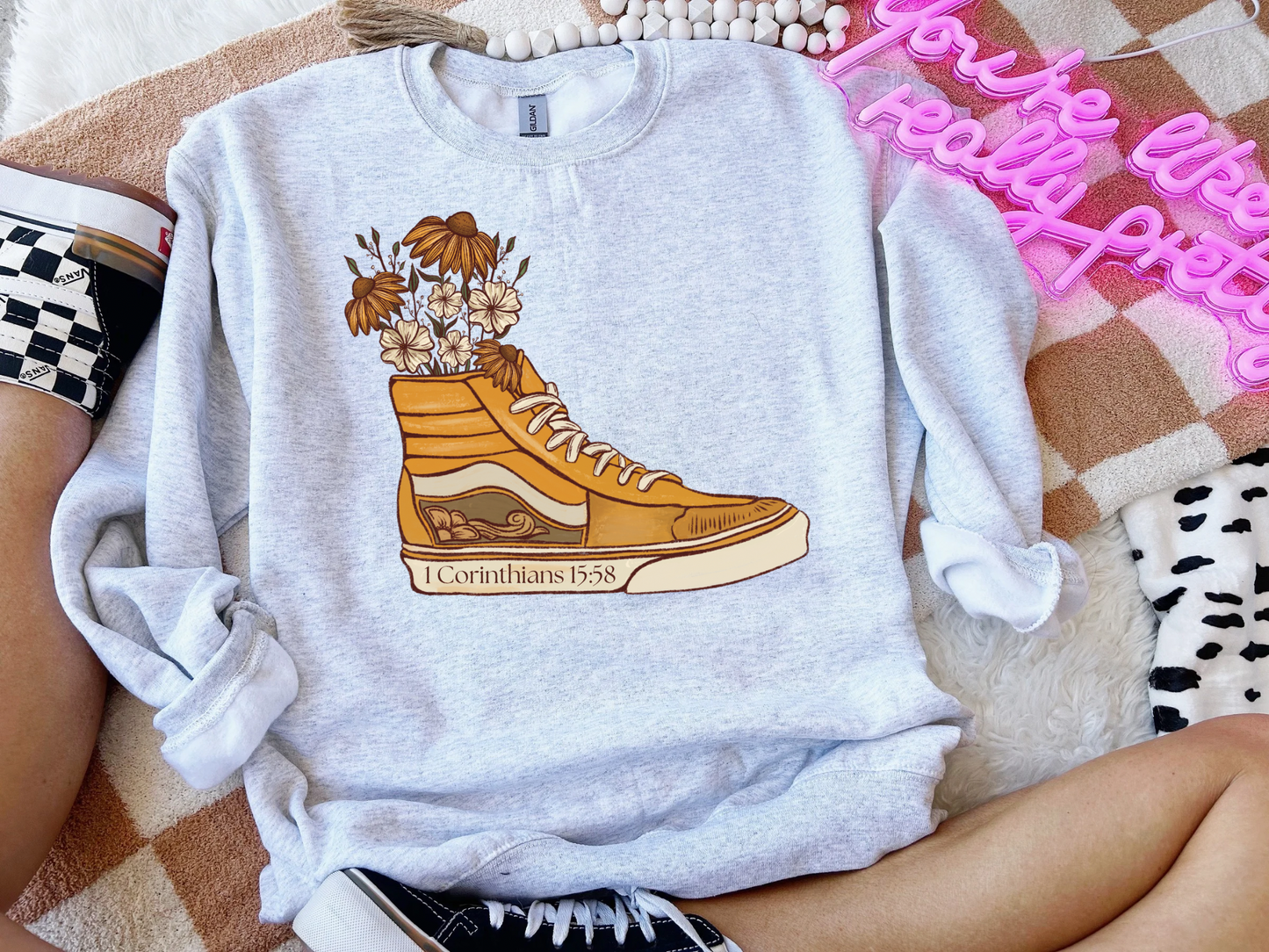 1 Corinthians 15:58 Crewneck