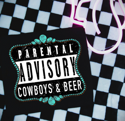 Cowboys & Beer Graphic Tee