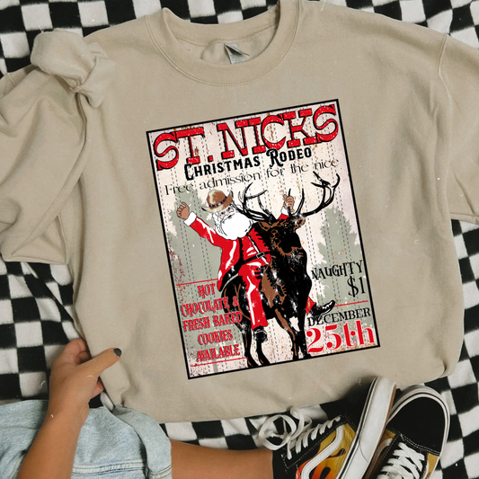 Christmas Rodeo Crewneck