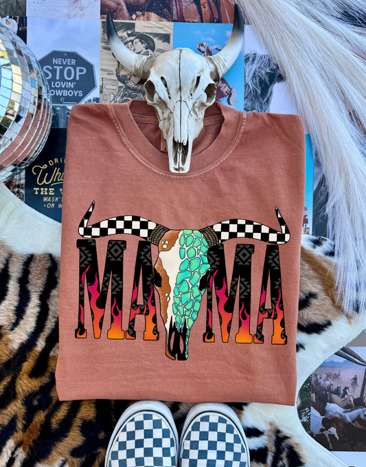 Mama x Skull CC Graphic Tee
