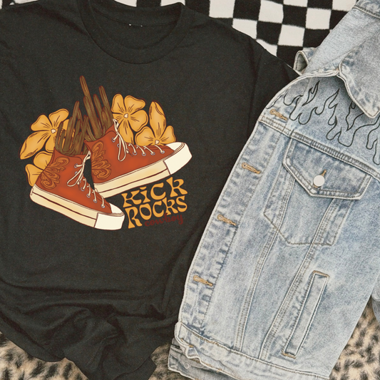 Kick Rocks Cowboy CC Graphic Tee