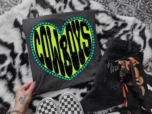 Neon Cowboys Graphic Tee