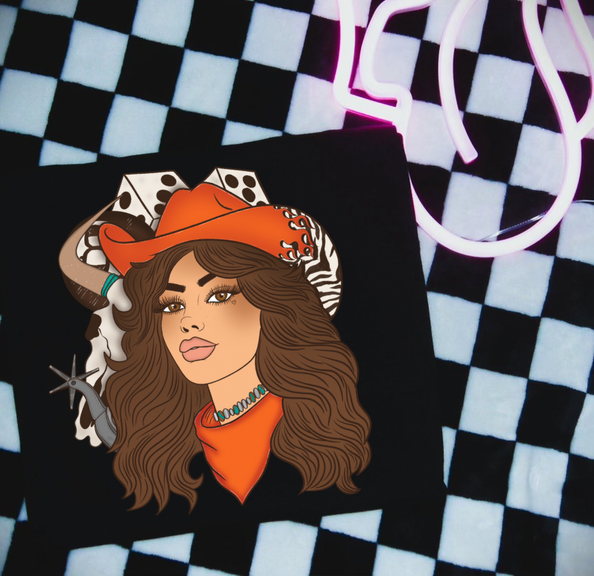 Cowgirl x Spurs Graphic Tee