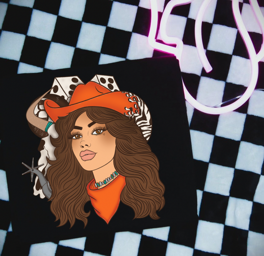 Cowgirl x Spurs Graphic Tee