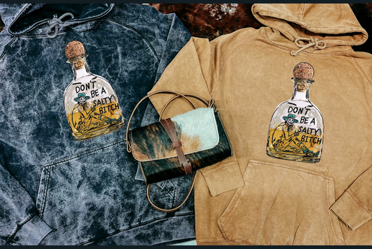 Don't Be Salty Mineral Wash Hoodie