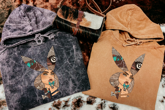 PB Cowgirl x The Finger Mineral Wash Hoodie