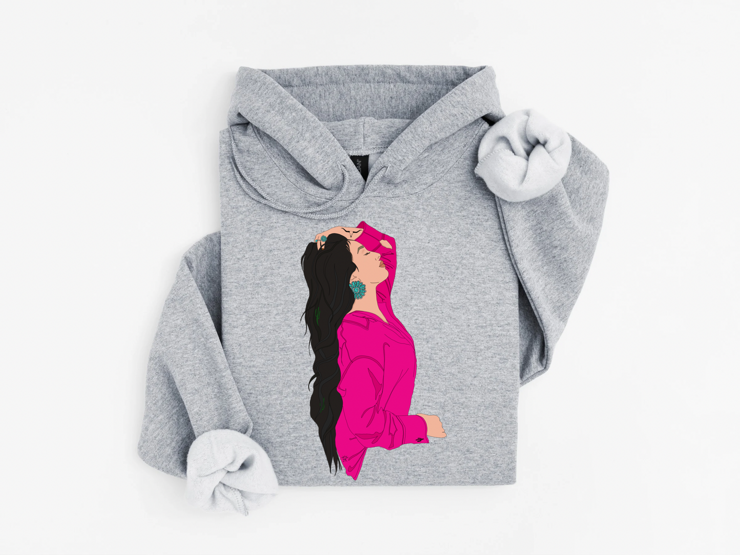 Punchy Brunette Hoodie