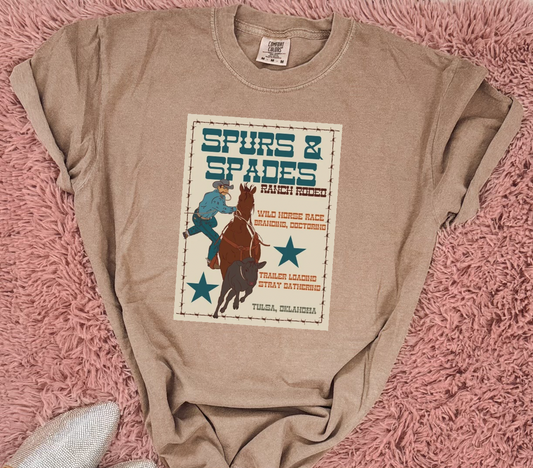 Spurs & Spades Ranch Rodeo CC Graphic Tee