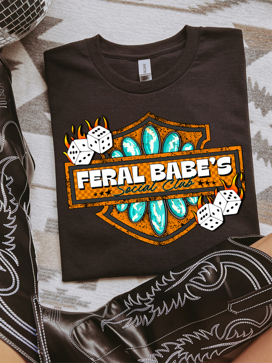 Feral Babe's Social Club CC Graphic Tee
