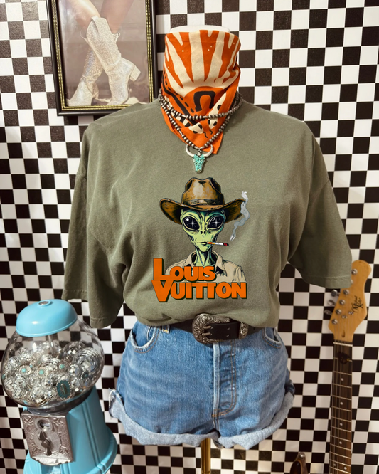 LV Alien CC Graphic Tee