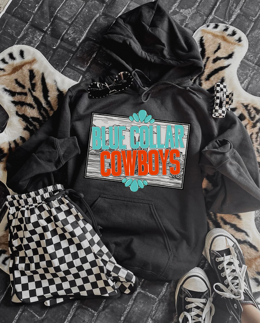 Blue Collar Cowboys Hoodie
