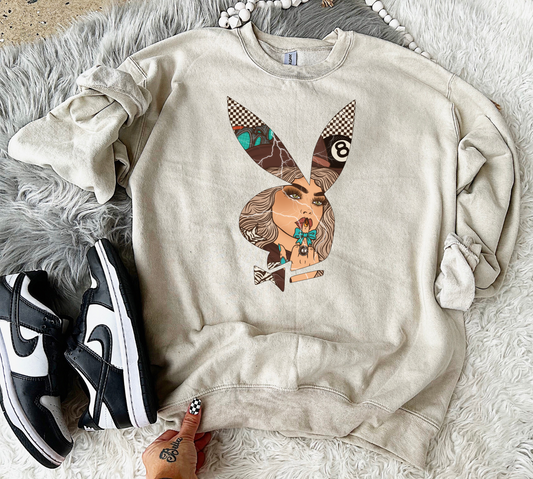 PB Cowgirl x The Finger Crewneck