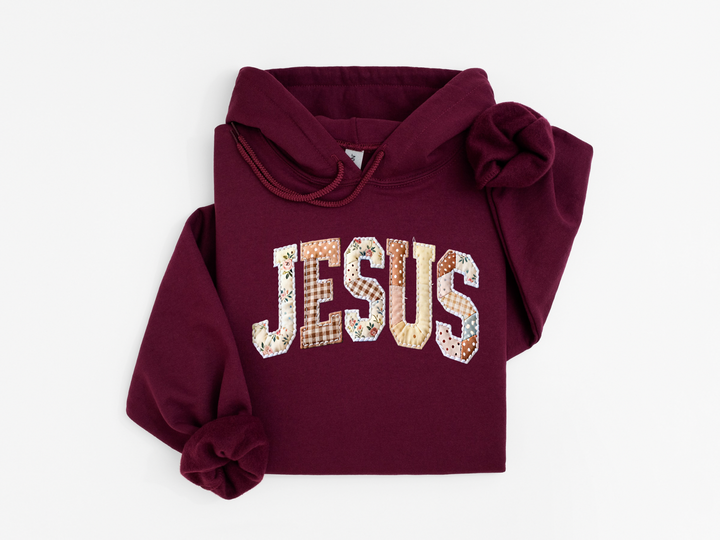 Jesus Patchwork Hoodie