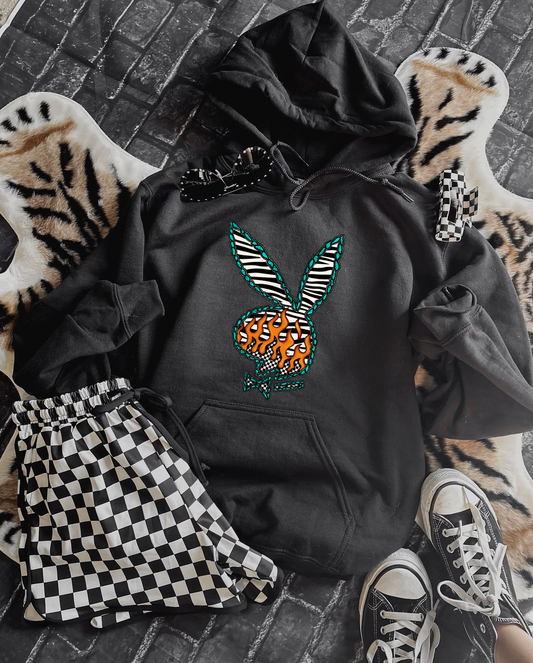 Zebra Playboy Hoodie