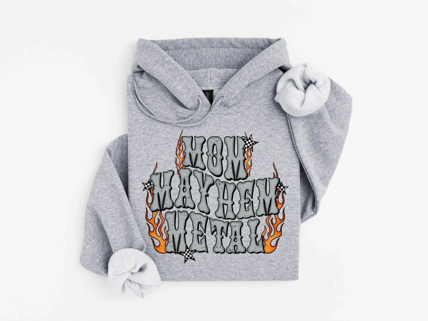 Mom Mayhem Metal Hoodie
