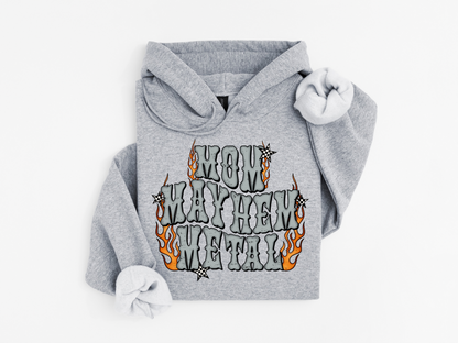 Mom Mayhem Metal Hoodie