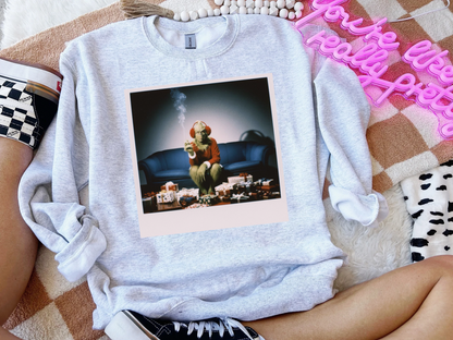 Green Man Polaroid Crewneck