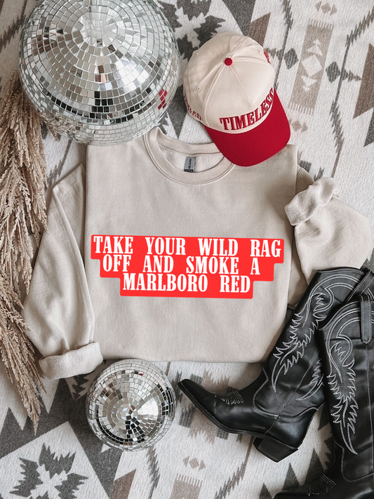 Marlboro Reds x Wild Rag Crewneck
