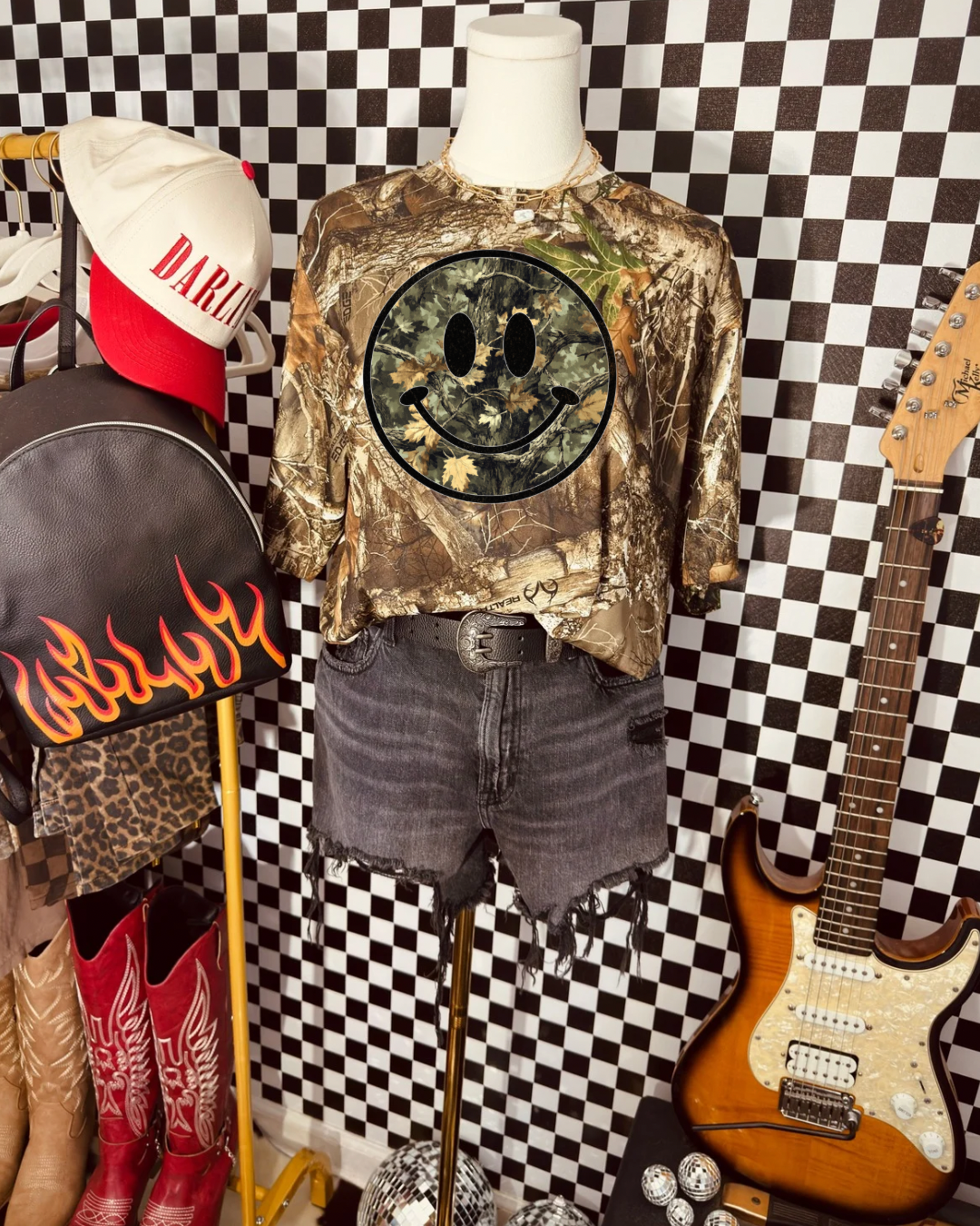 Smiley Camo Tee