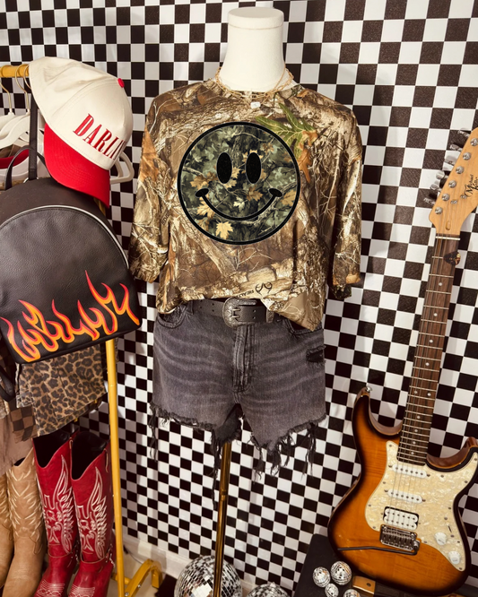 Smiley Camo Tee