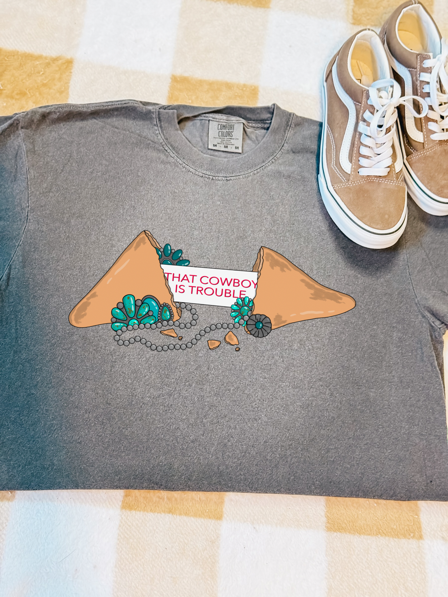 Cowboy = Trouble CC Graphic Tee