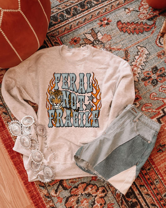 Feral Not Fragile Crewneck
