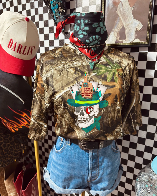 Kick Rocks Cowboy Camo Tee