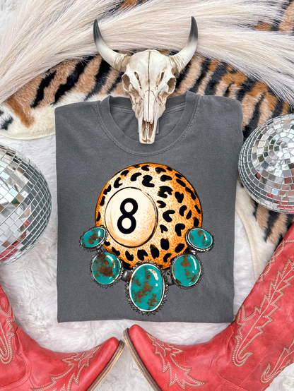 Leopard 8Ball CC Graphic Tee