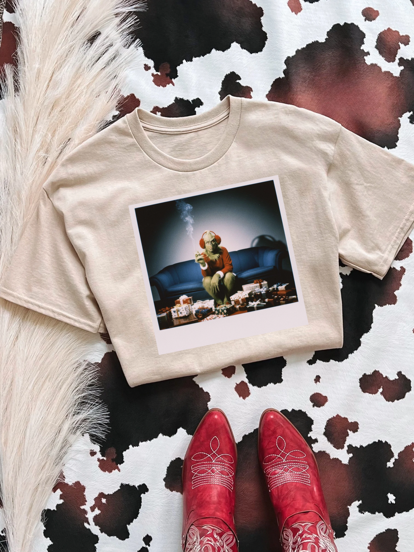 Green Man Polaroid Graphic Tee