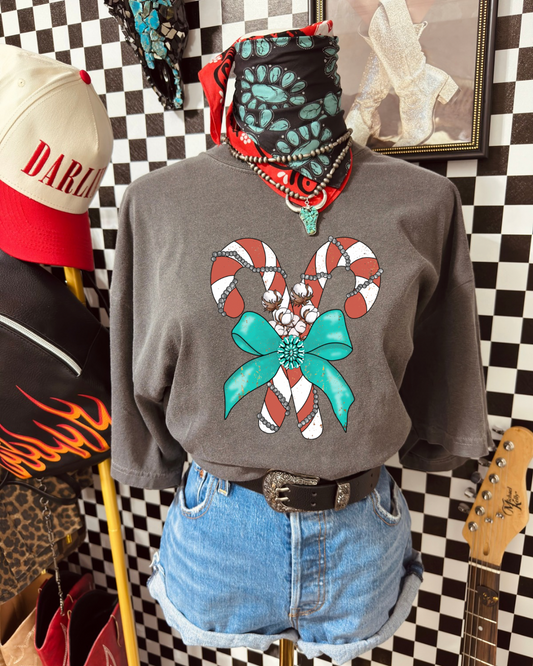 Western Candy Canes CC Graphic Tee
