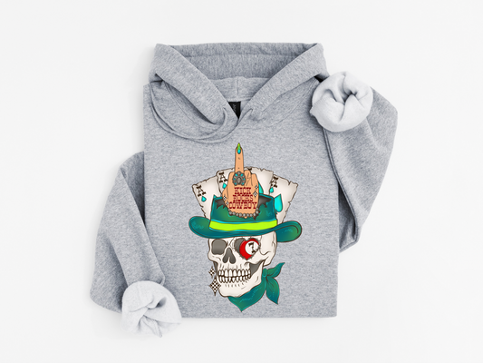 Kick Rocks Cowboy Hoodie