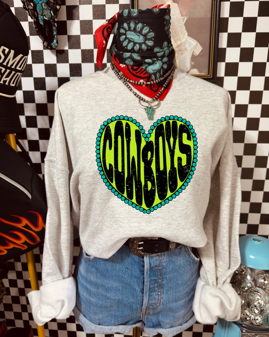 Neon Cowboys Crewneck